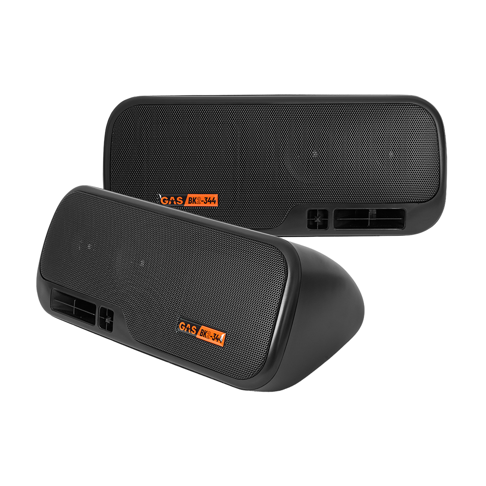 GAS MAD BK2-344 3-way box speaker - black, opbouwspeaker