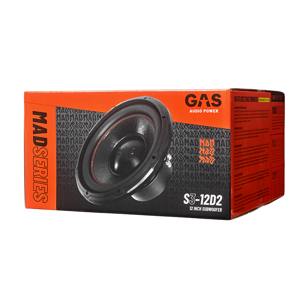 GAS MAD Level 3 Subwoofer 12" 2x2 Ohm - Afbeelding 7