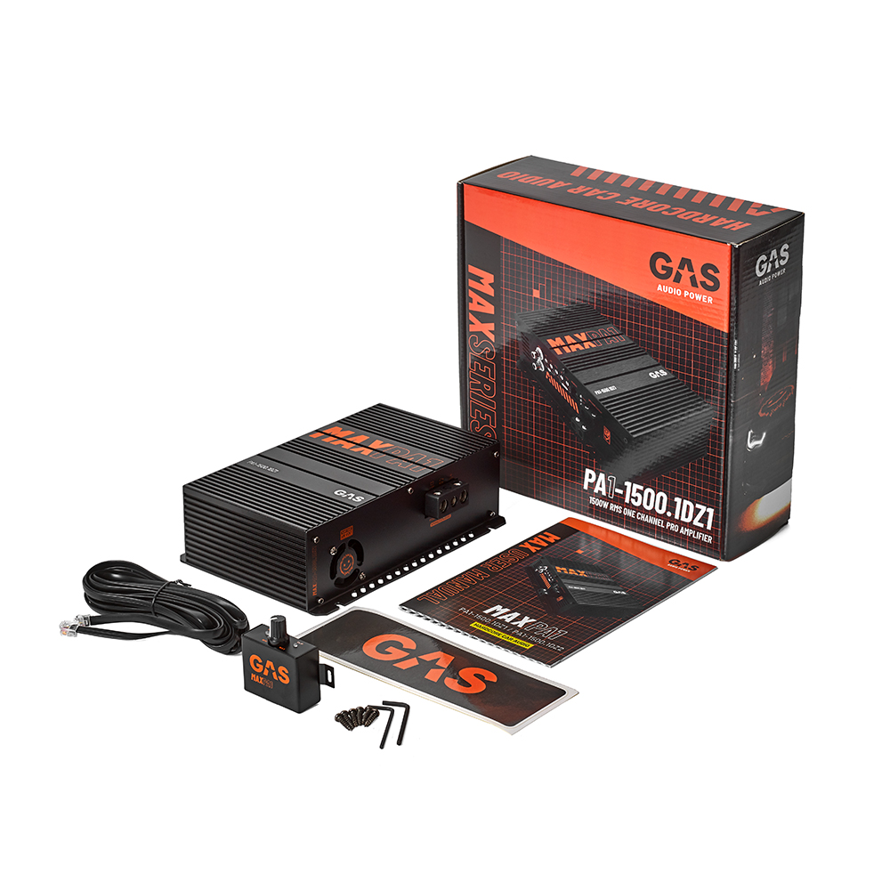 GAS MAX Level PA1 Mono amplifier 1Ohm - Afbeelding 2