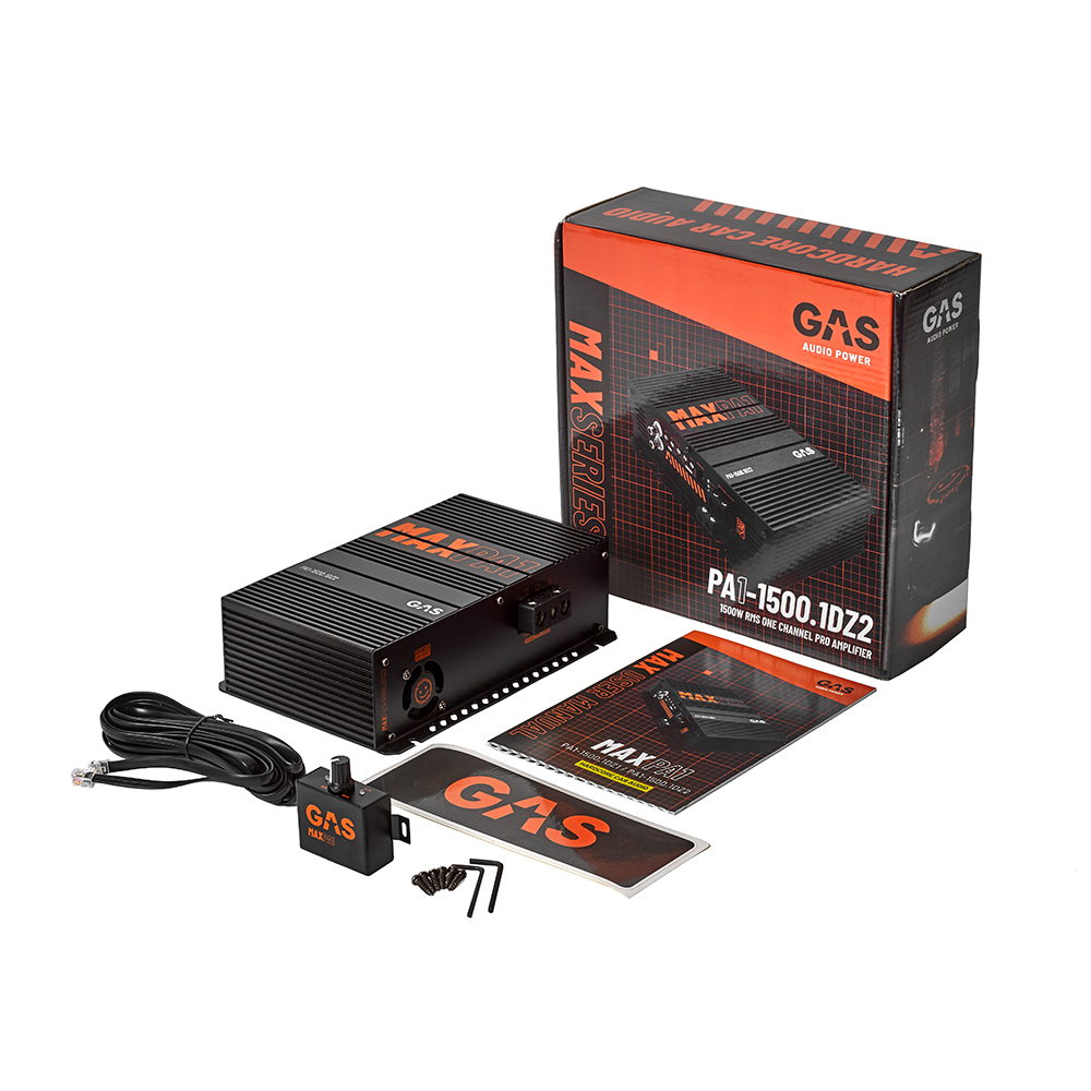 GAS MAX Level PA1 Mono amplifier 2Ohm - Afbeelding 2
