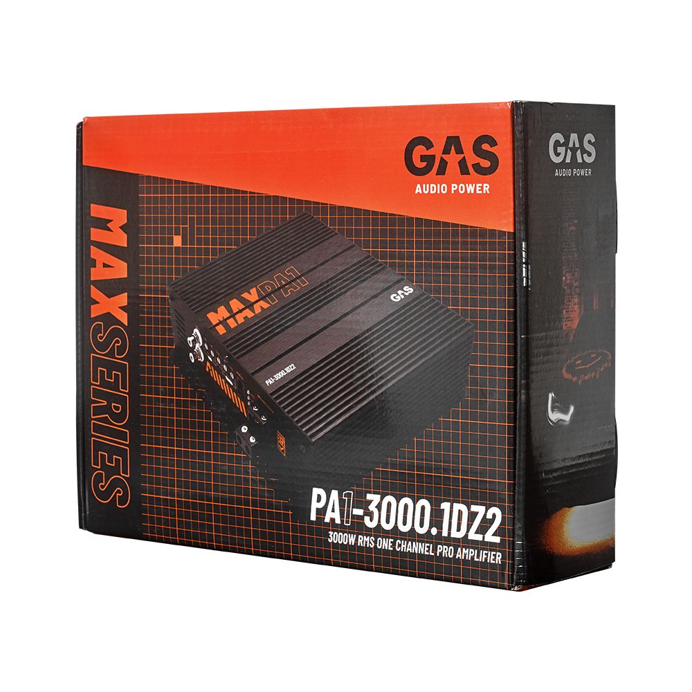GAS MAX Level PA1 Mono amplifier 2Ohm - Afbeelding 3