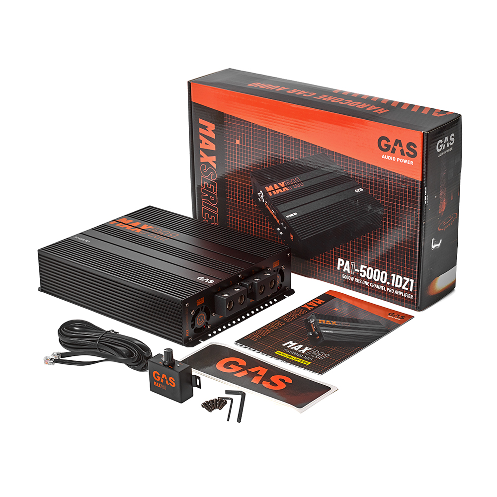 GAS MAX Level PA1 Mono amplifier 1Ohm - Afbeelding 2