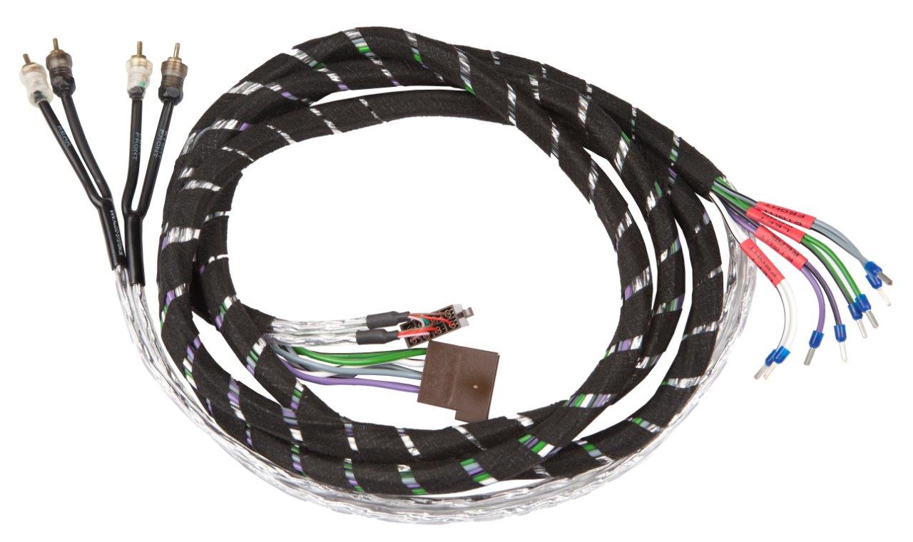 AUDIO SYSTEM 4-Kanaals HIGH-LOW-ADAPTER-Luidspreker kabel 5 meter