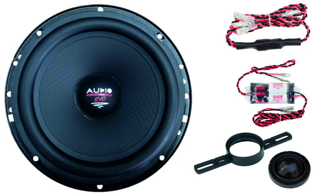 HX-SERIE SQ 165 mm 2-Way  EASY MOUNTING NEODYM Compo Systeem -Made in Germany-