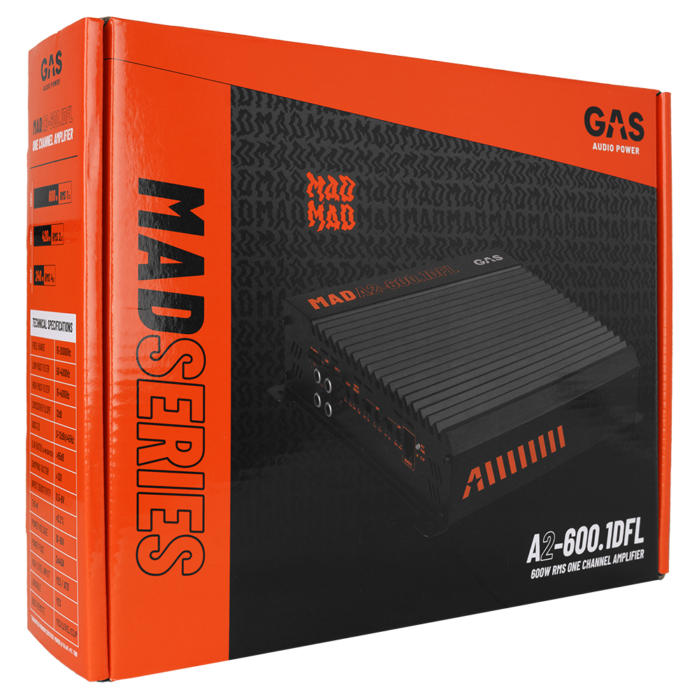 GAS MAD Level 2 Mono amplifier - Afbeelding 2