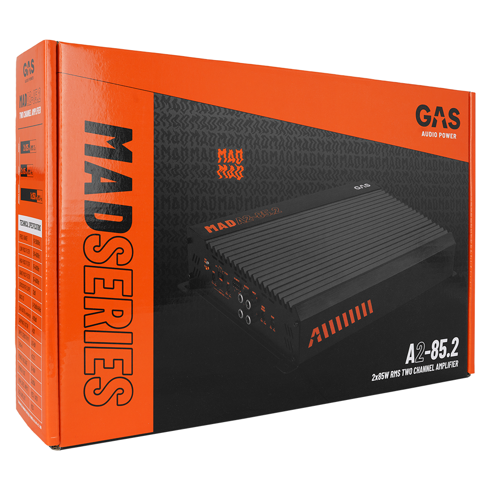 GAS MAD Level 2 Two Channel amplifier - Afbeelding 6
