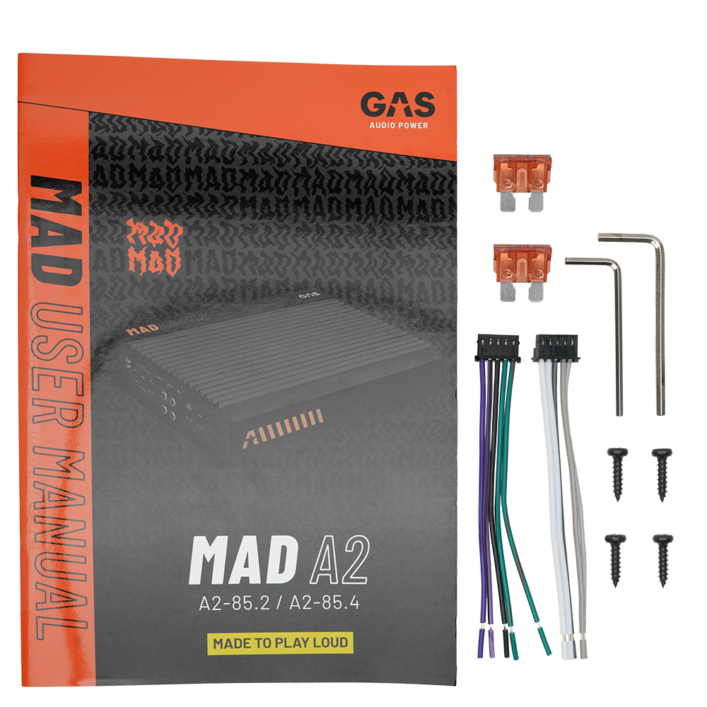 GAS MAD Level 2 Four Channel amplifier - Afbeelding 3