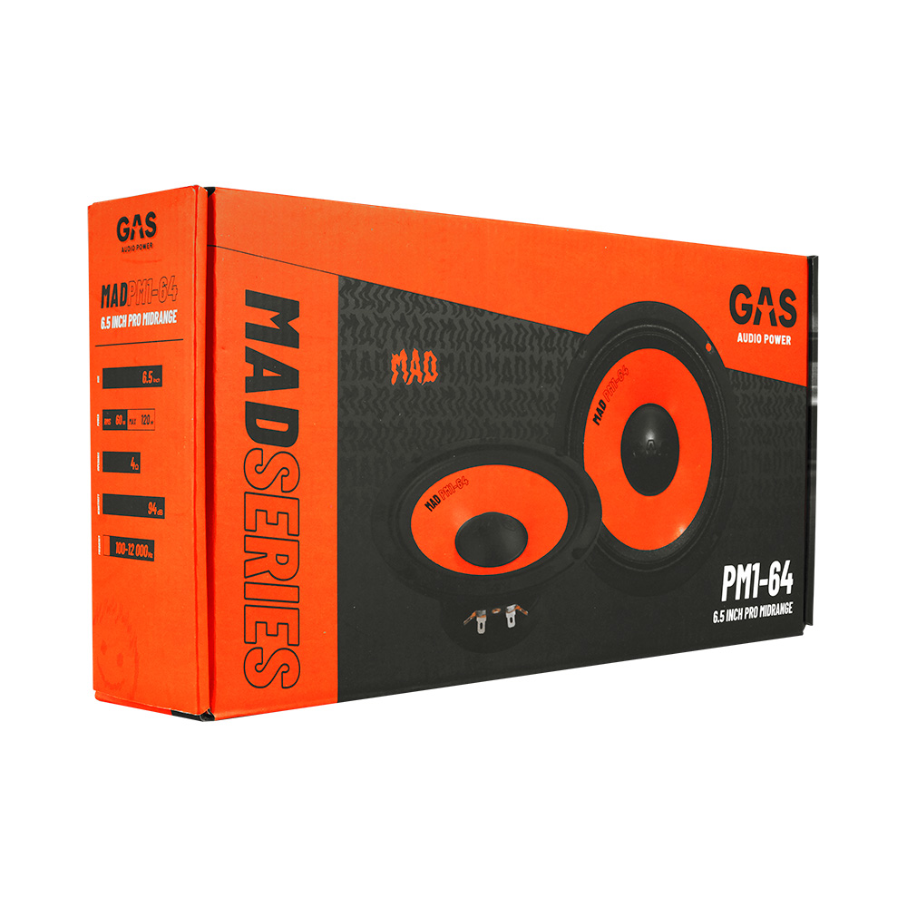 GAS MAD Level 1 Midrange Driver 6,5" - Afbeelding 4