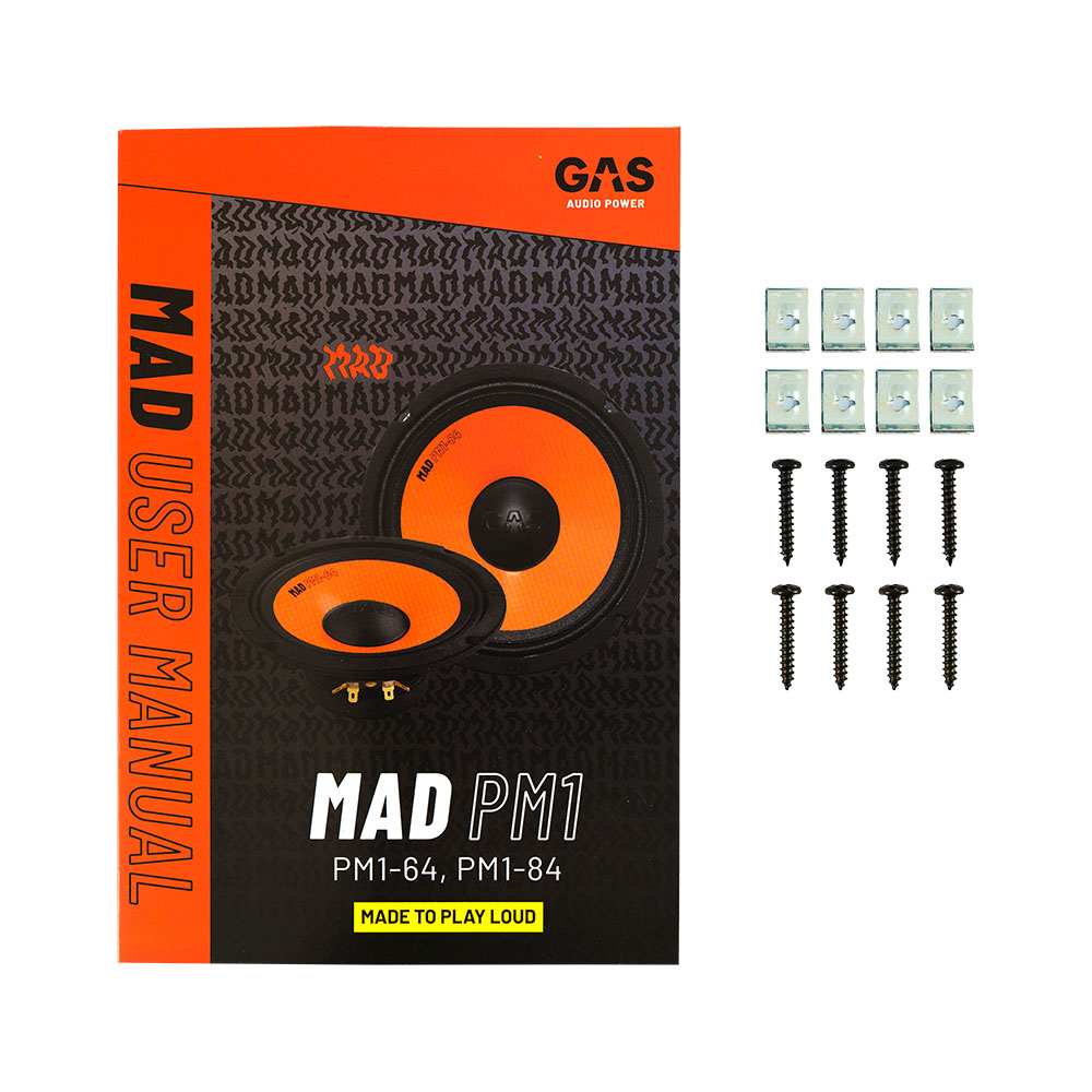 GAS MAD Level 1 Midrange Driver 8" - Afbeelding 3