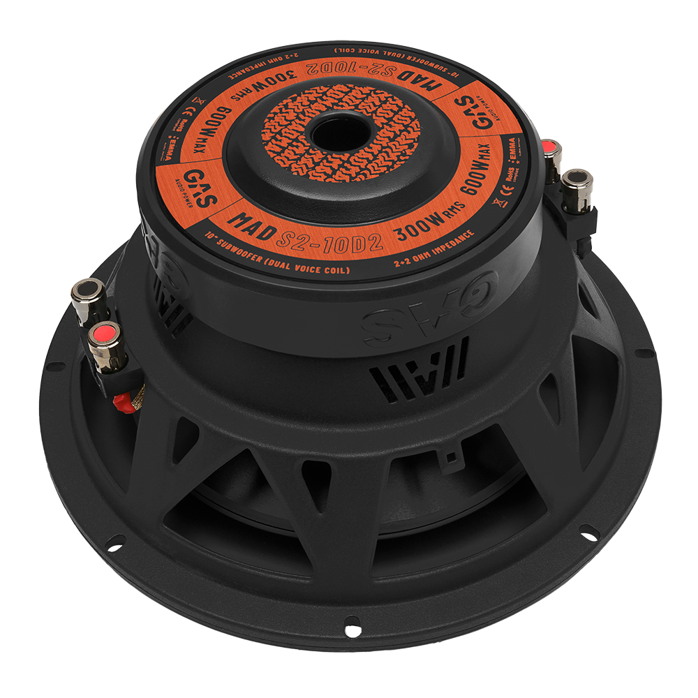 GAS MAD Level 2 Subwoofer 10" 2x2 Ohm - Afbeelding 4