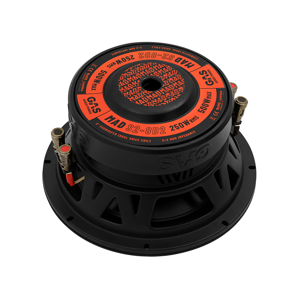 GAS MAD Level 2 Subwoofer 8" 2x2 Ohm - Afbeelding 5