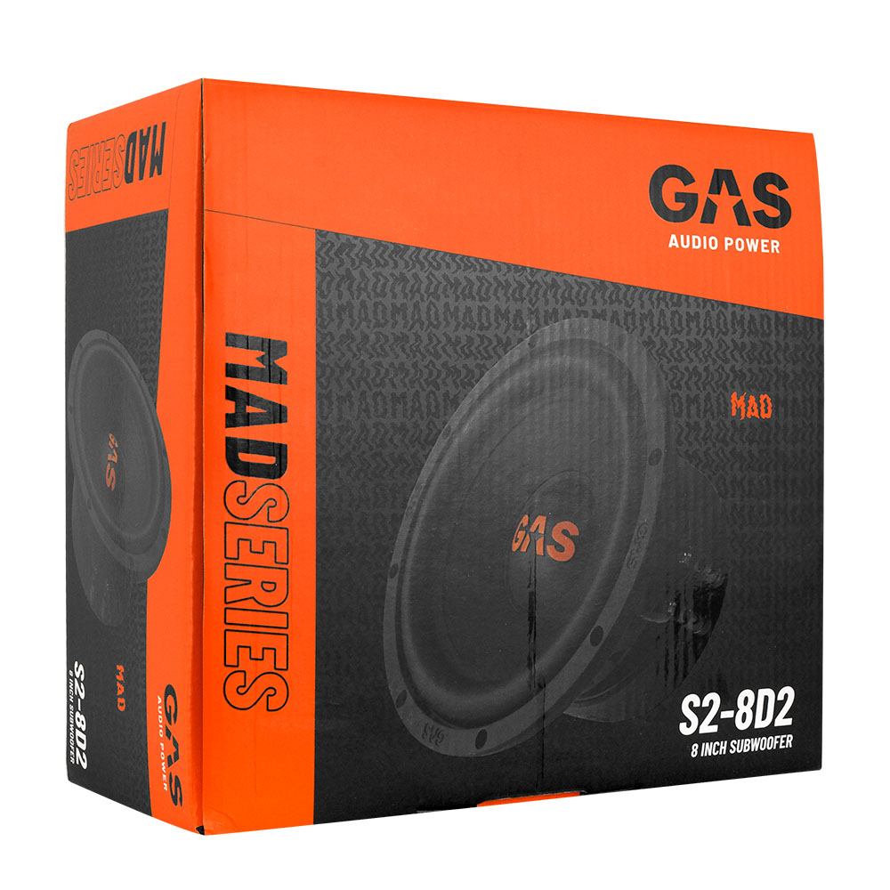 GAS MAD Level 2 Subwoofer 8" 2x2 Ohm - Afbeelding 7