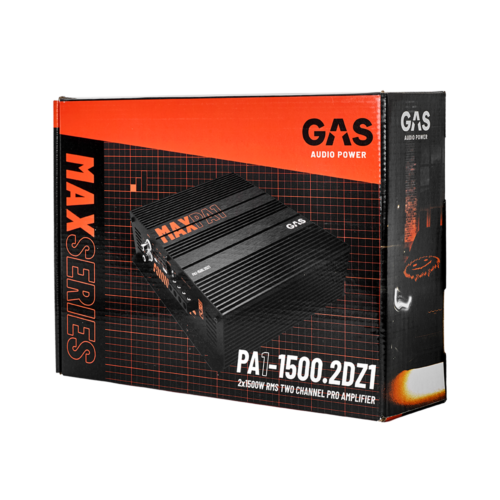 GAS MAX Level PA1 Two Channel amplifier 2x1500W 1Ohm - Afbeelding 3