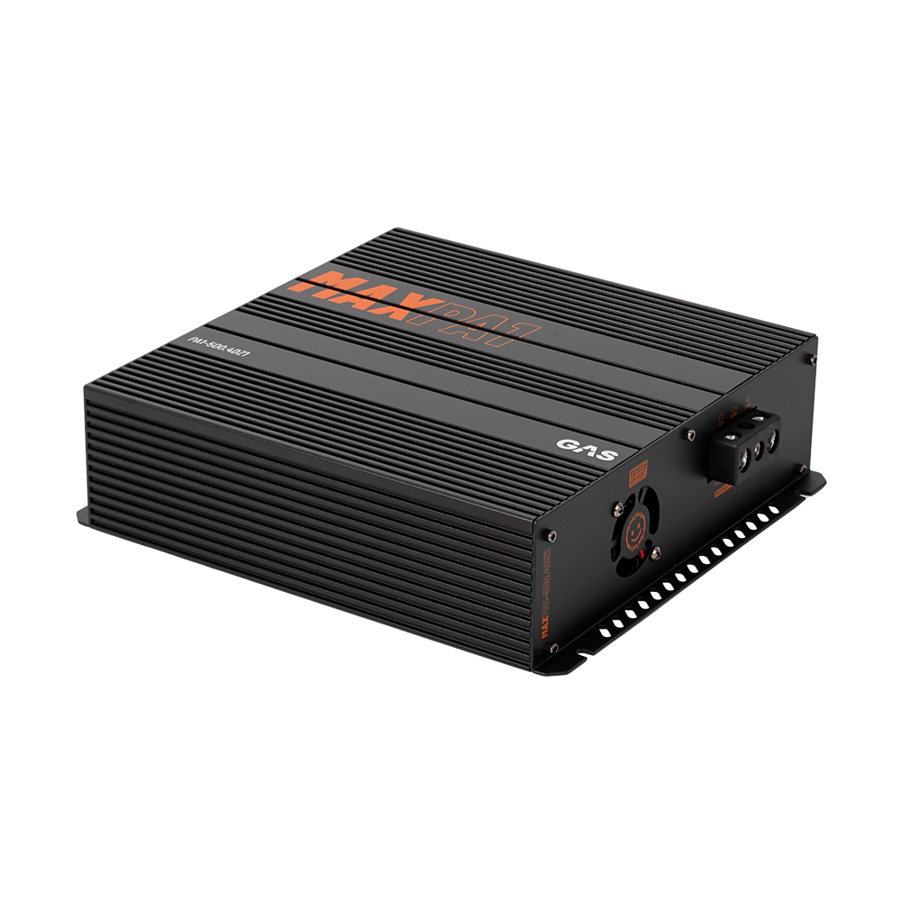 GAS MAX Level PA1 Four Channel amplifier 4x500W 1Ohm
