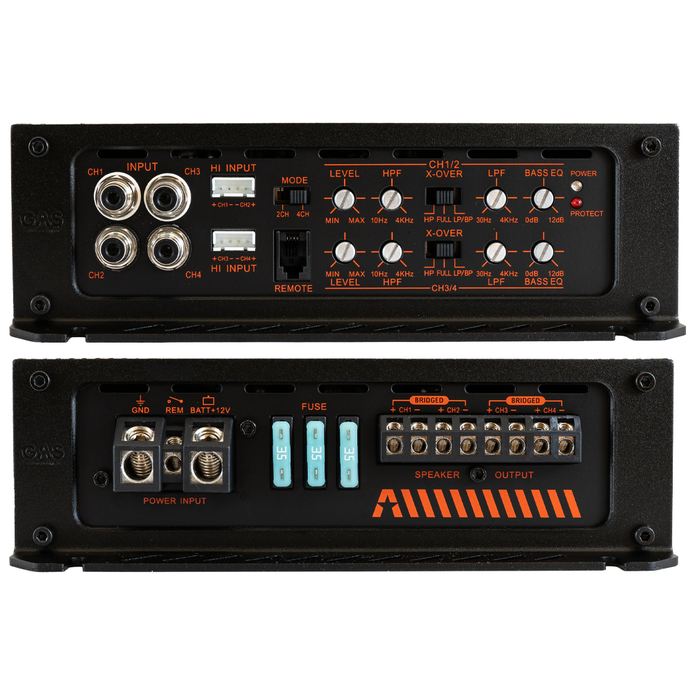 GAS MAX Level 2 Four Channel amplifier - Afbeelding 6
