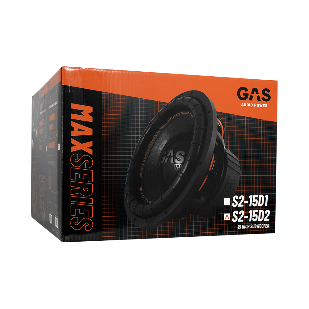 GAS MAX Level 2 Subwoofer 15" 2x2 Ohm - Afbeelding 3