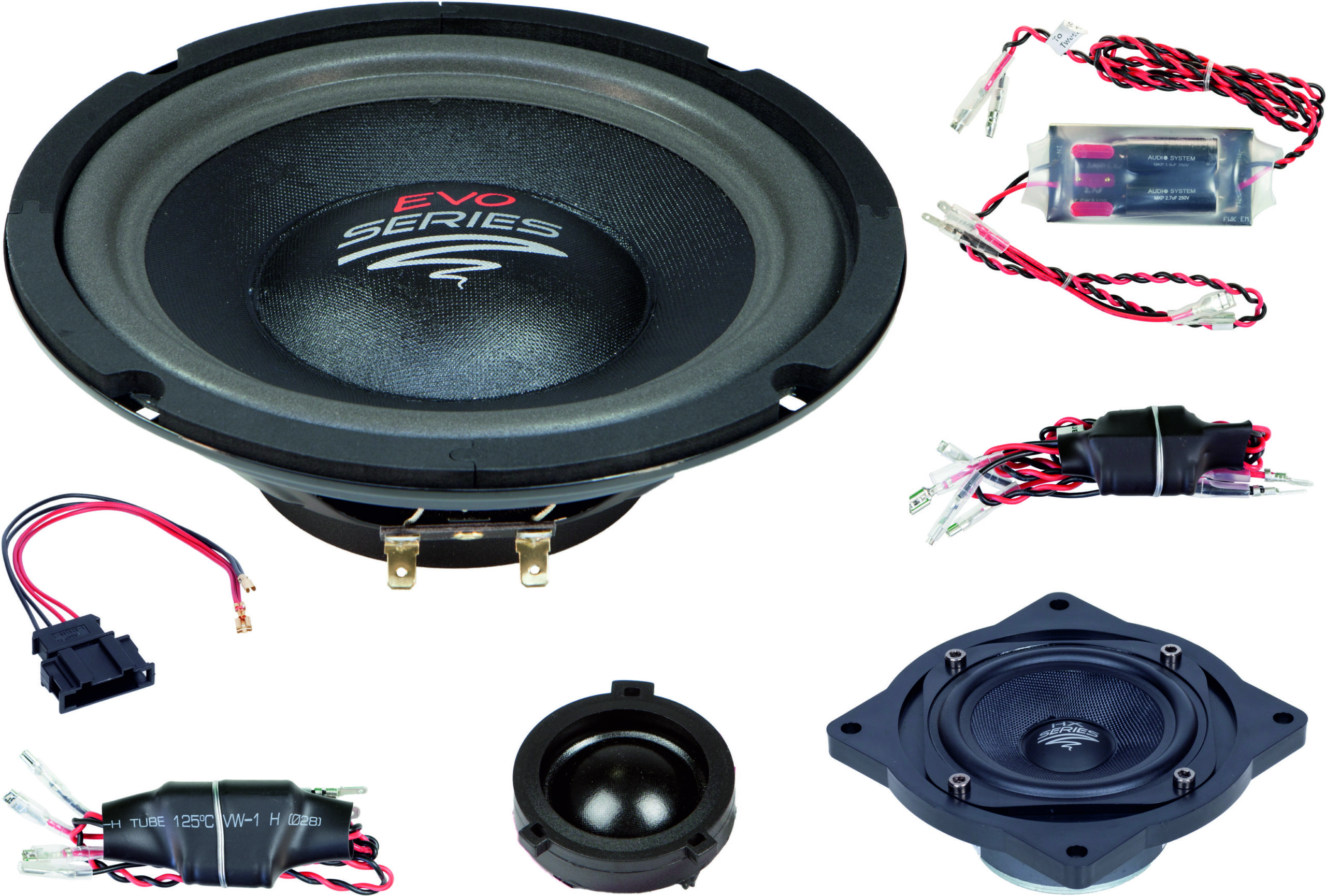 MFIT SERIE 200 mm 3-Way Special Front Volkswagen Golf 5 2003-2009 Compo Systeem