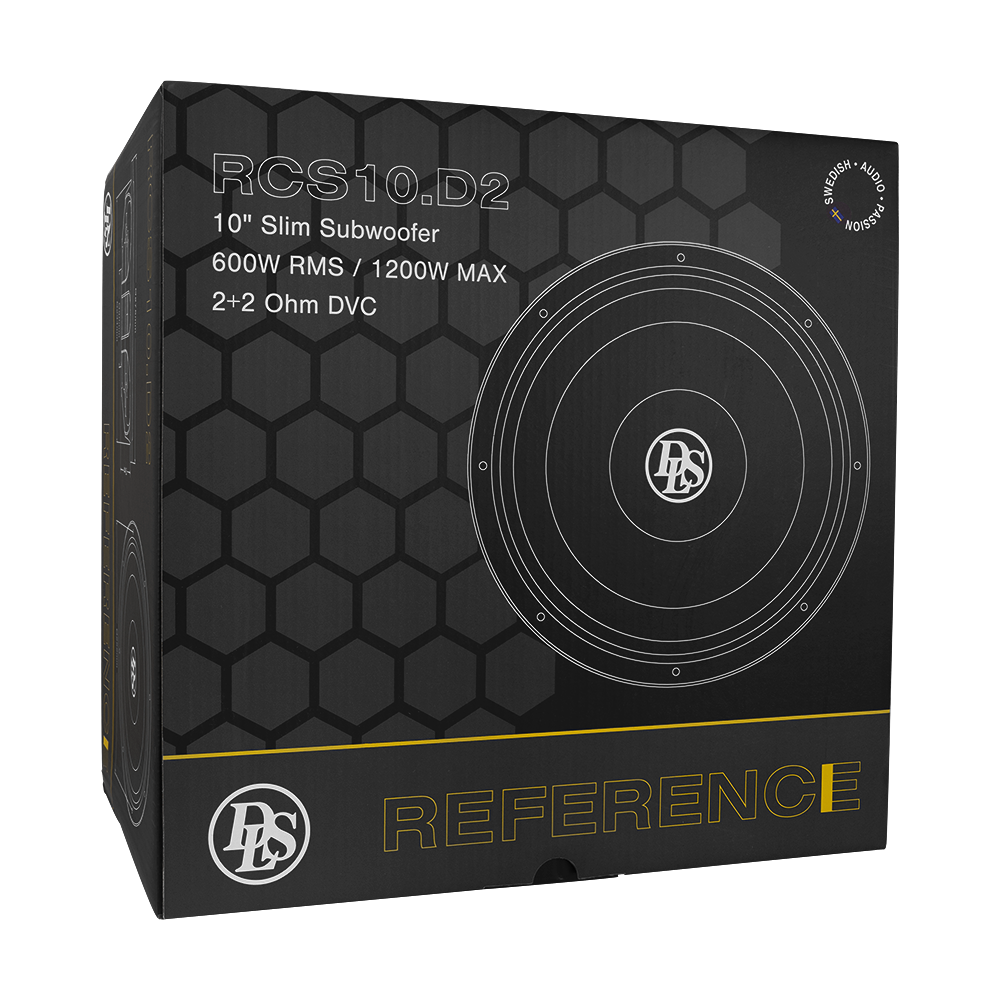 DLS 10"/250mm smalle subwoofer RCS10.D2 - Afbeelding 2