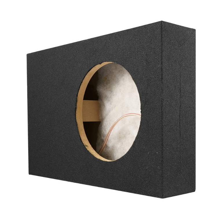 10" pasklare subwoofer kist voor Volvo FH/FM, 15 Liter, 12&19 mm MDF - Afbeelding 3