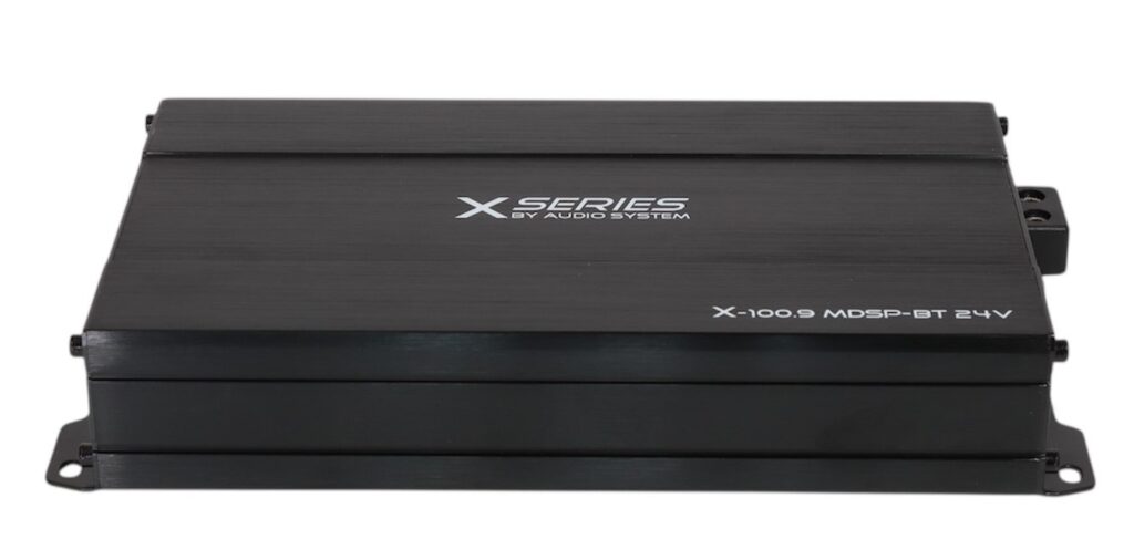 X-SERIE 9-kanaals versterker met 13-kanaals DSP en BT 24 Volt
