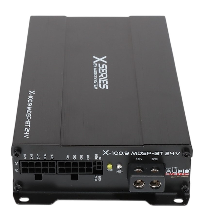 X-SERIE 9-kanaals versterker met 13-kanaals DSP en BT 24 Volt - Afbeelding 3