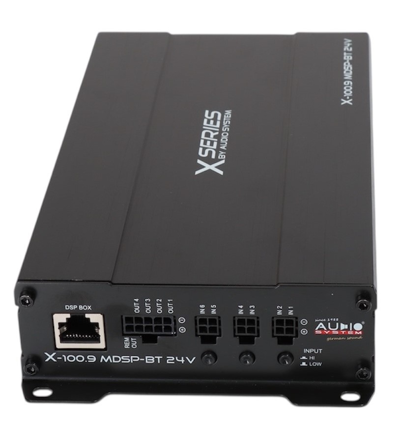 X-SERIE 9-kanaals versterker met 13-kanaals DSP en BT 24 Volt - Afbeelding 4