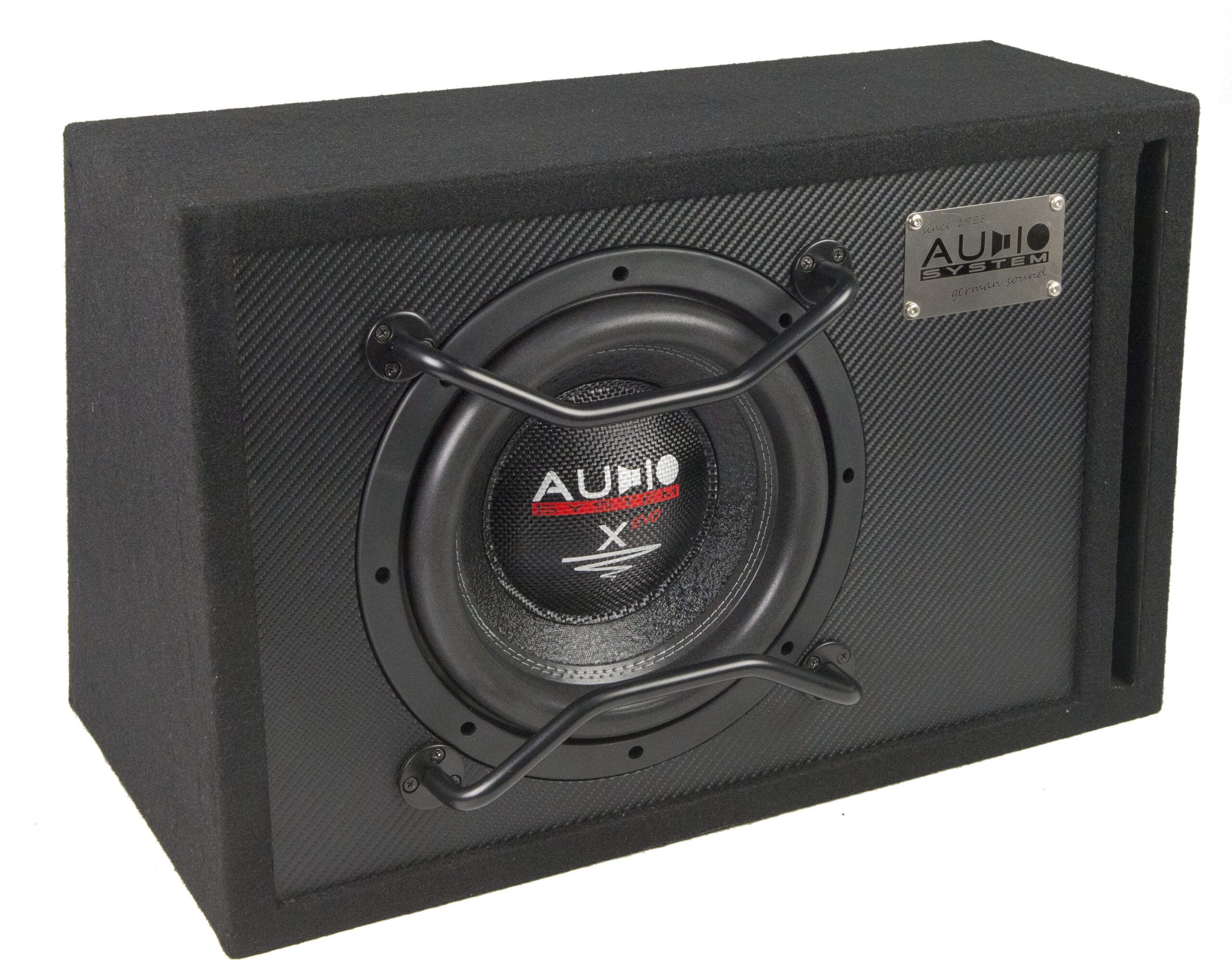 X--ion-Serie LONG STROKE Boom Box Subwoofer 30 liter open box met X10 EVO 2x 500/300 Watt