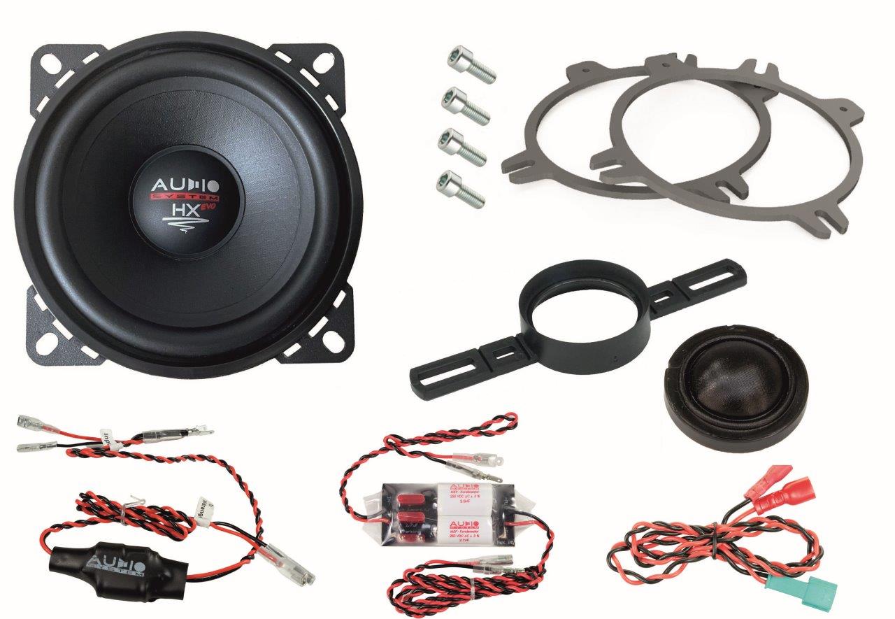 X--ion-SERIE 100 mm 2-Way Front / Rear Systeem. Voor alle E en F modellen van BMW.