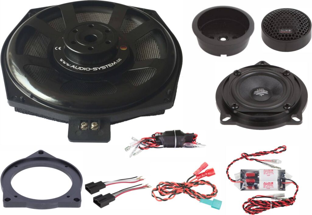 XFIT BMW UNI 200 mm 3-Way Part-Active Front Systeem. Voor alle E en F modellen van BMW