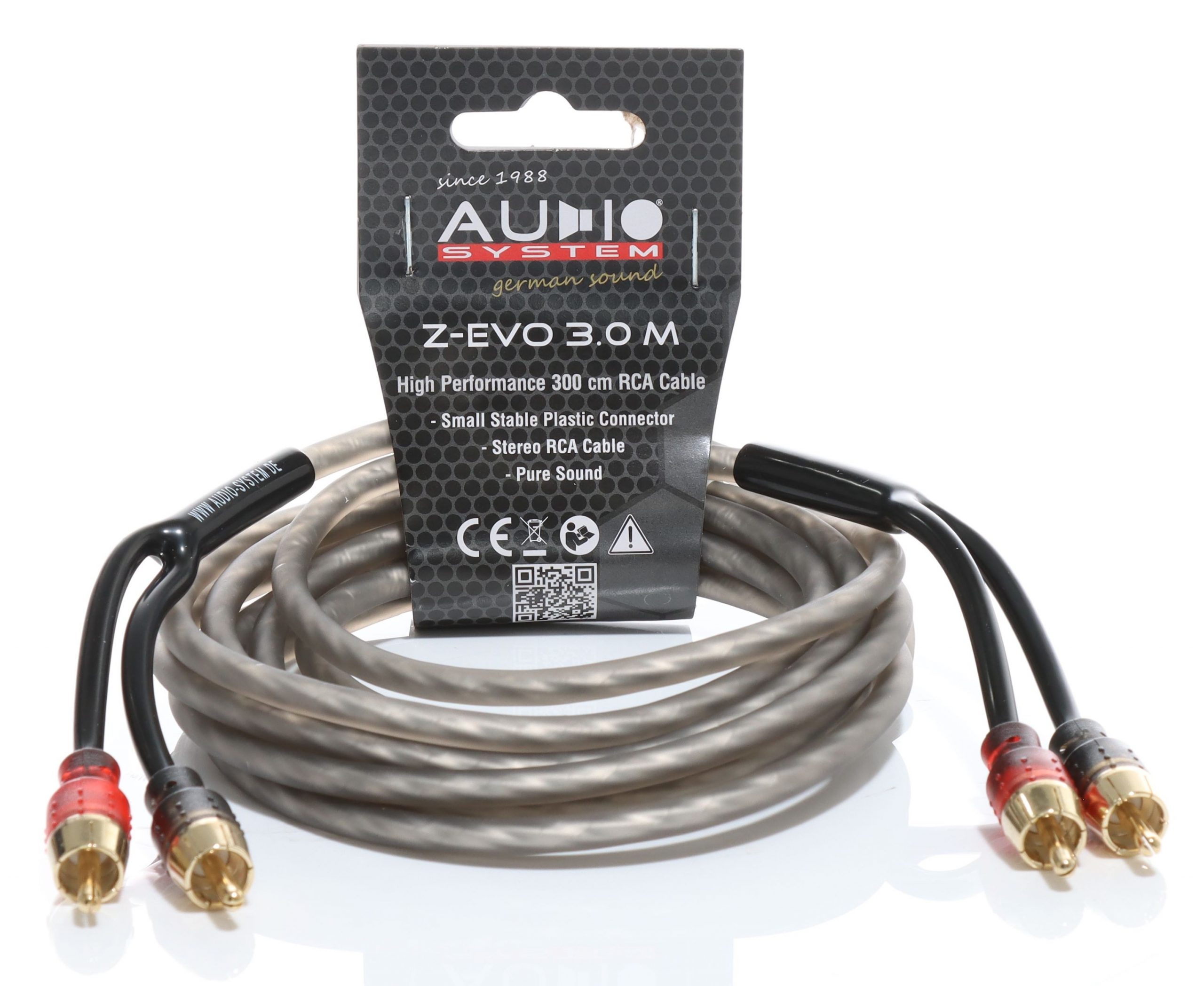 AUDIO SYSTEM HIGH-PERFORMANCE RCA-KABEL Cinch-kabel van 3000mm