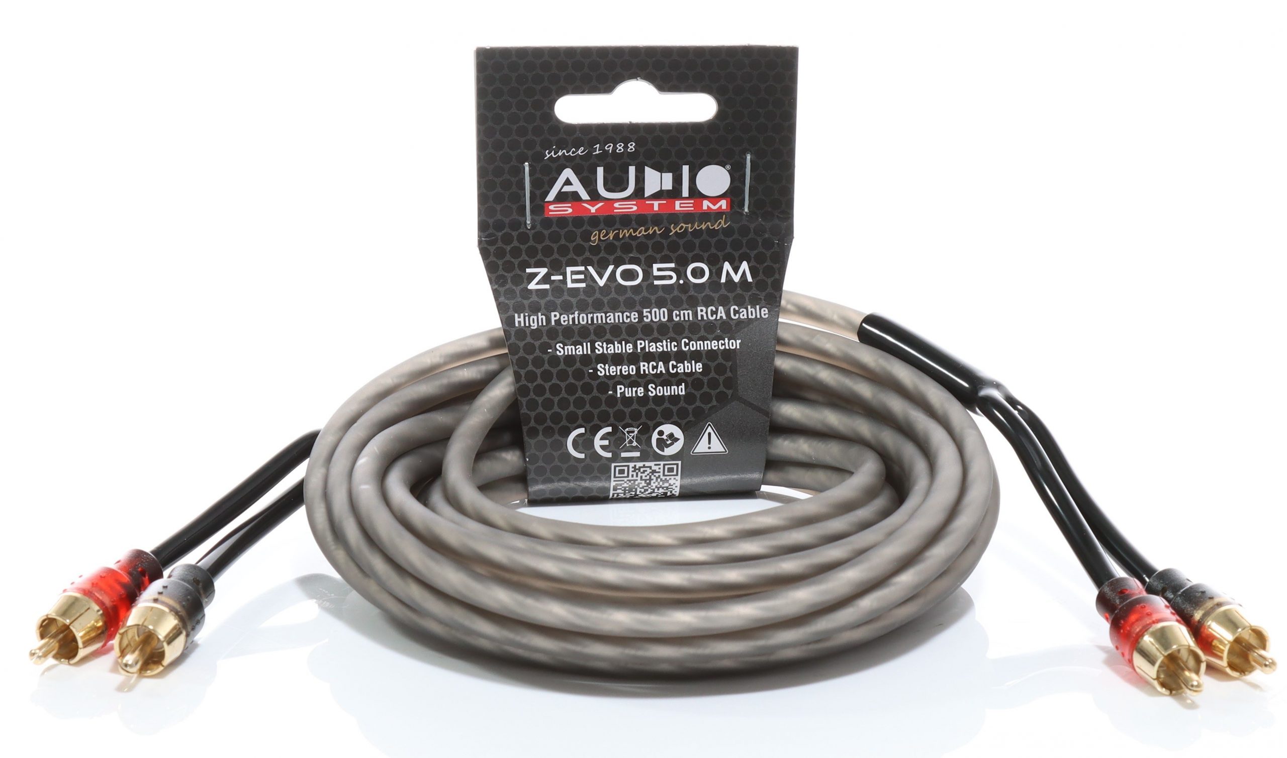 AUDIO SYSTEM HIGH-PERFORMANCE RCA-KABEL 5000mm cinch-kabel