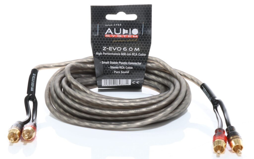 AUDIO SYSTEM HIGH-PERFORMANCE RCA-KABEL 6000mm cinch-kabel