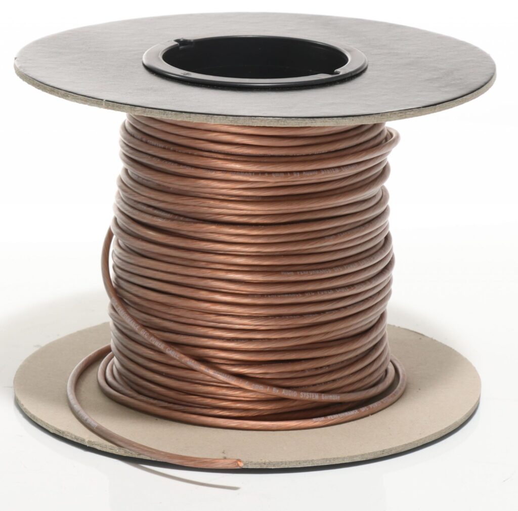 AUDIO SYSTEM HIGH-Performance 4mm² power Kabel.Per rol van 50 meter zwart