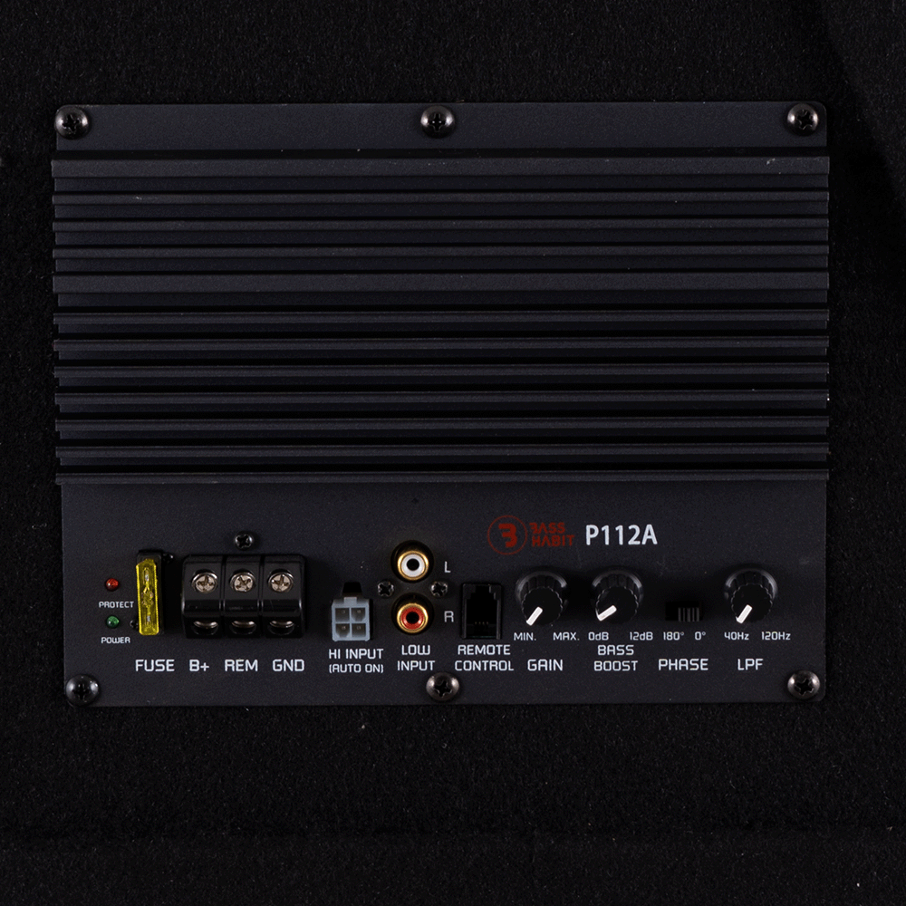 BASS HABIT Play 12" Amplified Enclosure, vented - Afbeelding 3