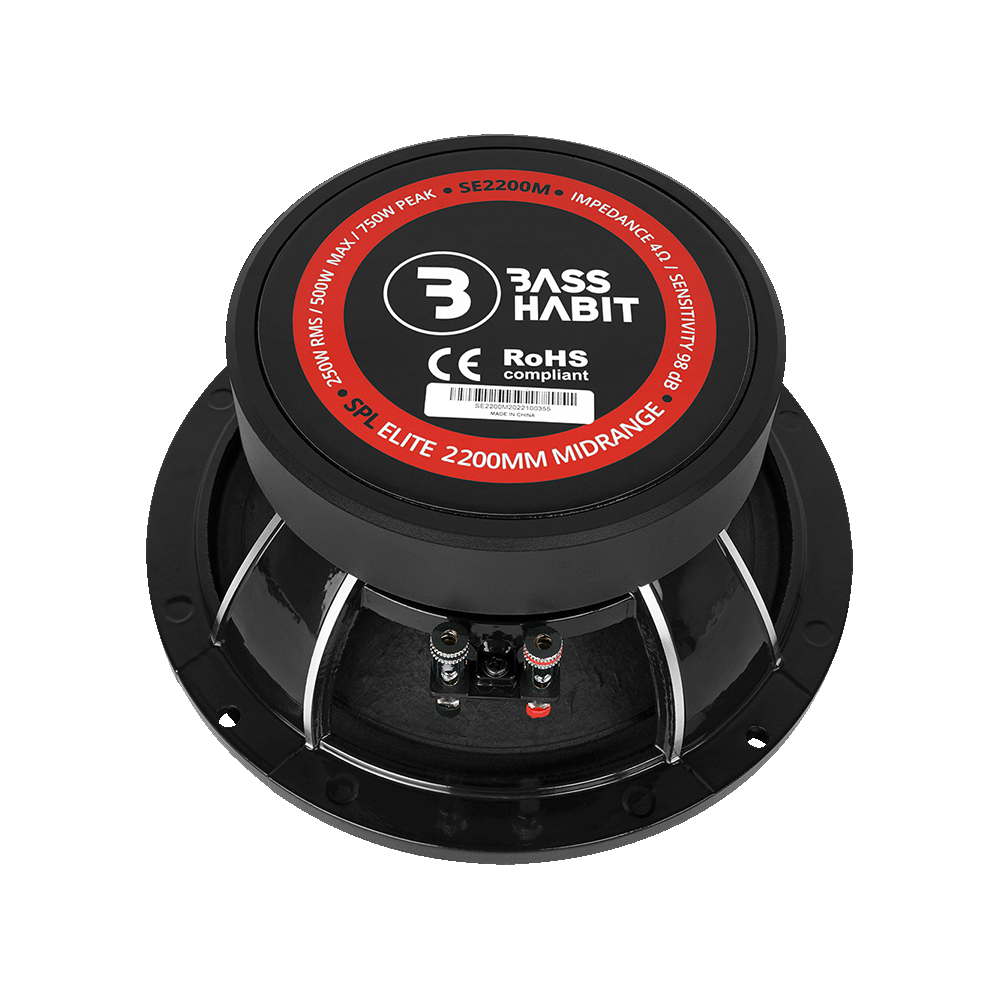 BASS HABIT SPL Elite 8" Heavy midrange 4ohm - Afbeelding 4