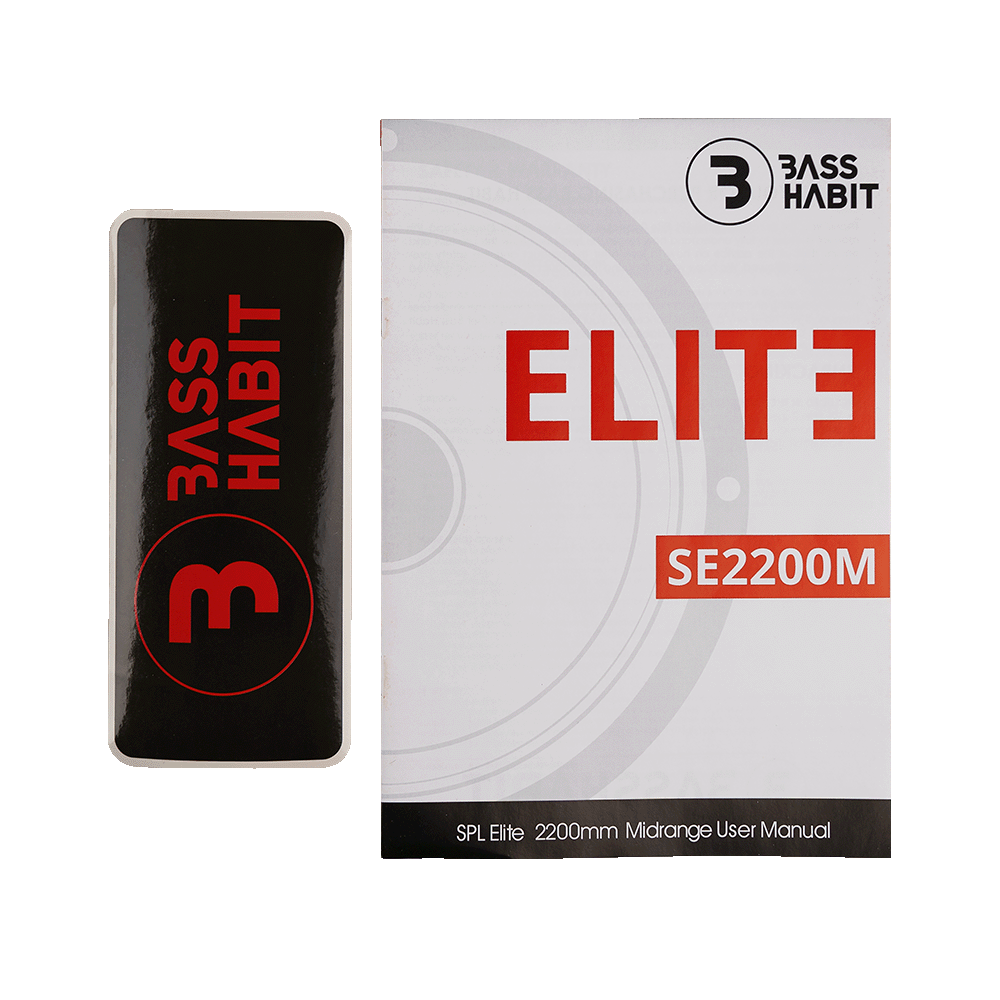 BASS HABIT SPL Elite 8" Heavy midrange 4ohm - Afbeelding 2
