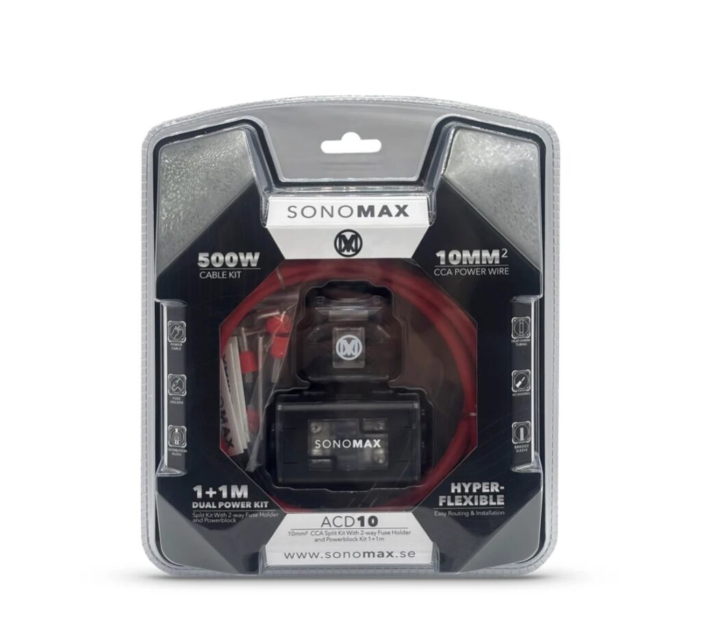 SONO MAX ACD10 – dual power kit, 10 mm²