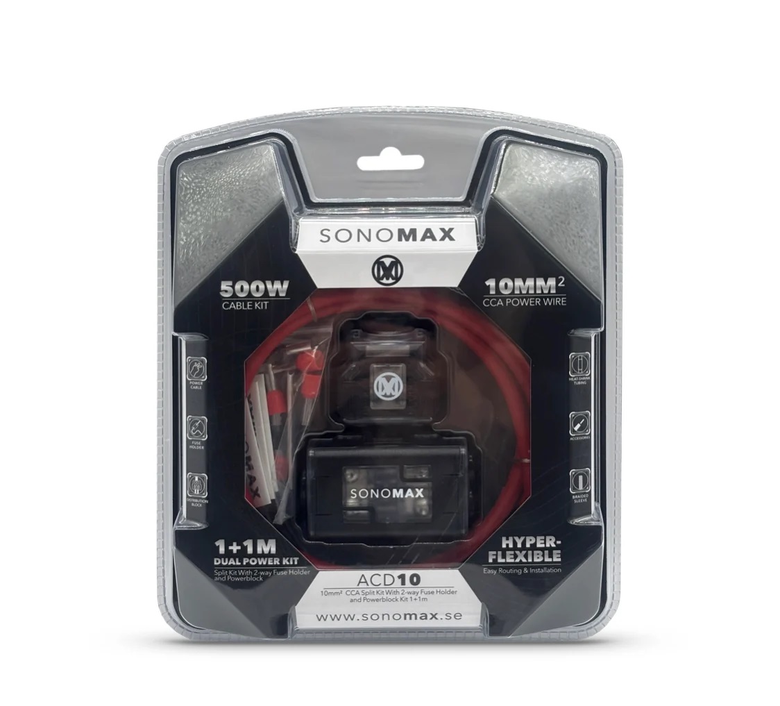 SONO MAX ACD10 – dual power kit, 10 mm²